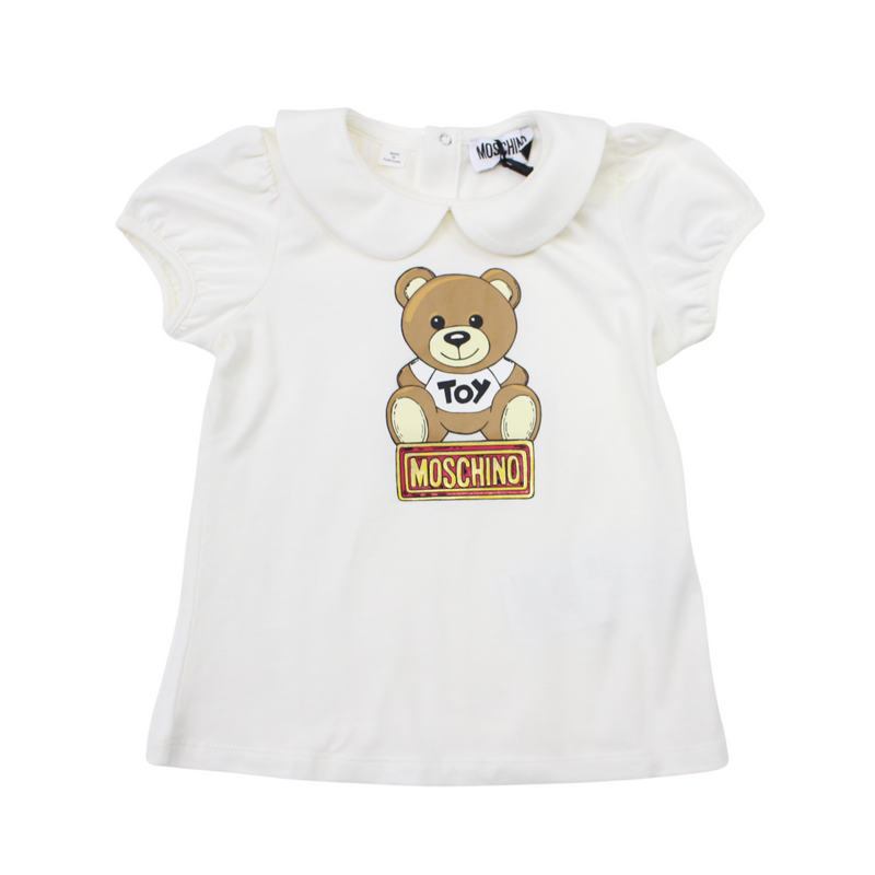 Moschino Baby Girls T-Shirt Off White – Crown Forever