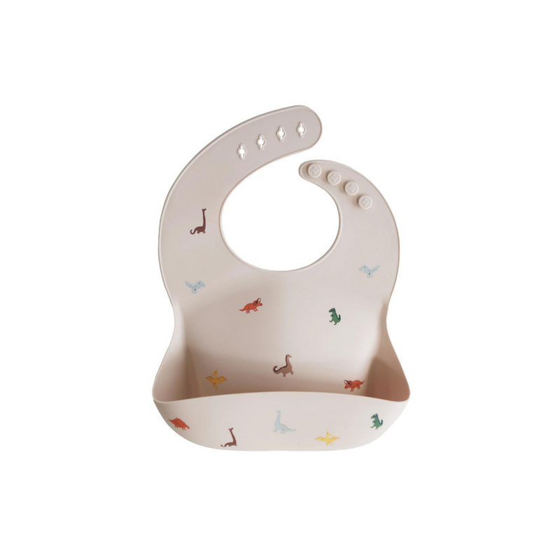 Mushie silicone online baby bib