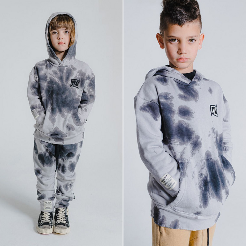 NUNUNU Tie Dye Hoodie 3 4Y