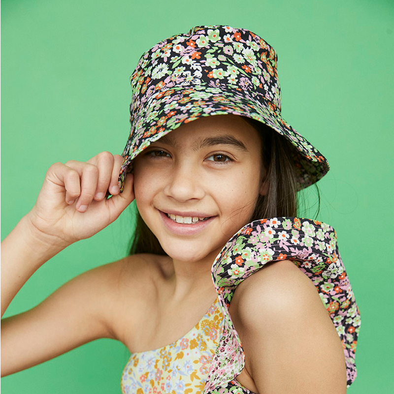 Molo Kids Nadia Sun Hats 50+uv 1-4y / Meadow Night