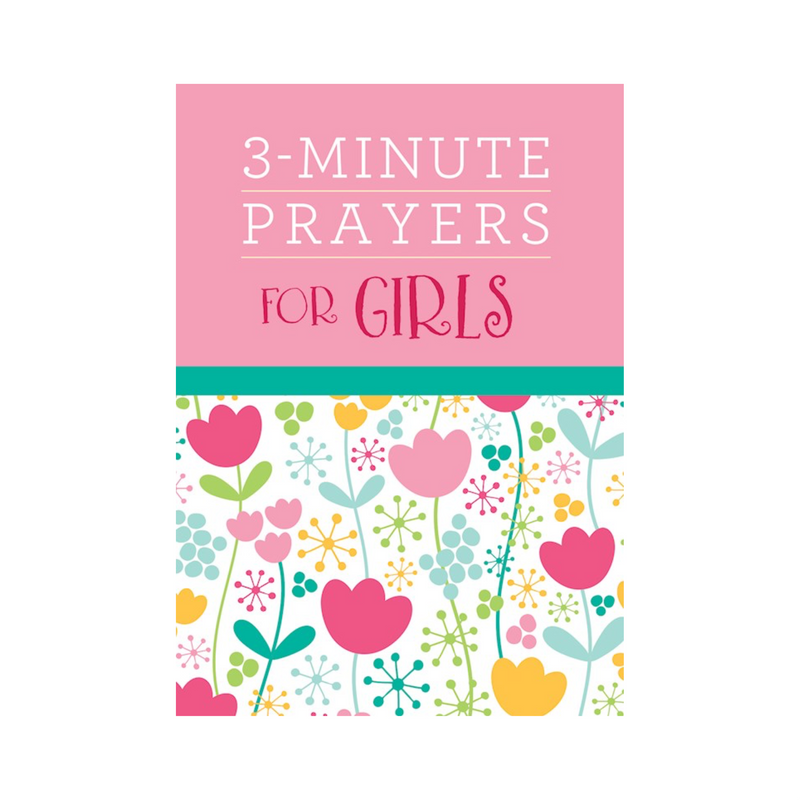 3-Minute Prayers for Girls kids books Barbour Publishing   