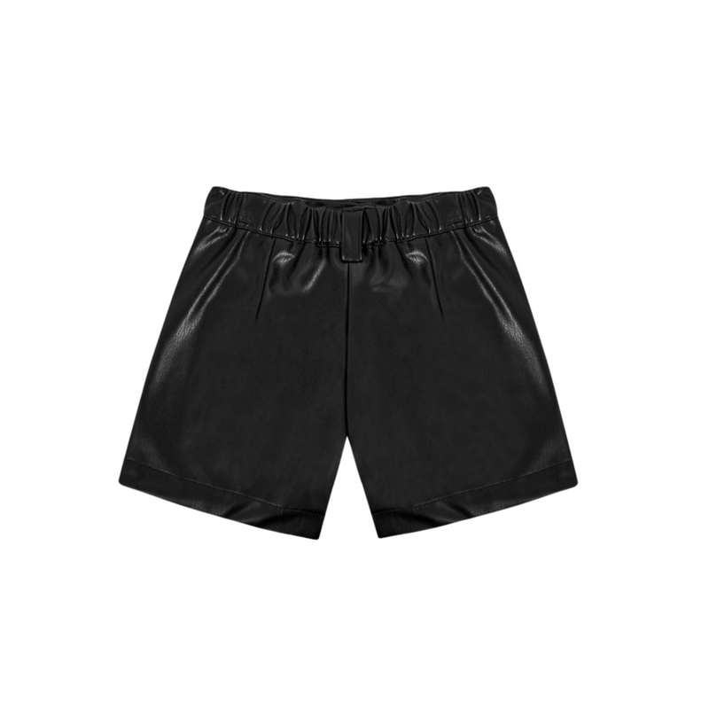 The New Society Recycled Leather Short Pant kids shorts The New Society   