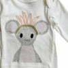 Oh Baby! Soft Cotton Mouse Soft White Newborn Set kids tops+bottoms sets Oh Baby!   