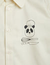 Mini Rodini Chef panda woven shirt kids shirts Mini Rodini   
