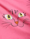 Mini Rodini Cat face aop ls tee kids long sleeve t shirts Mini Rodini   