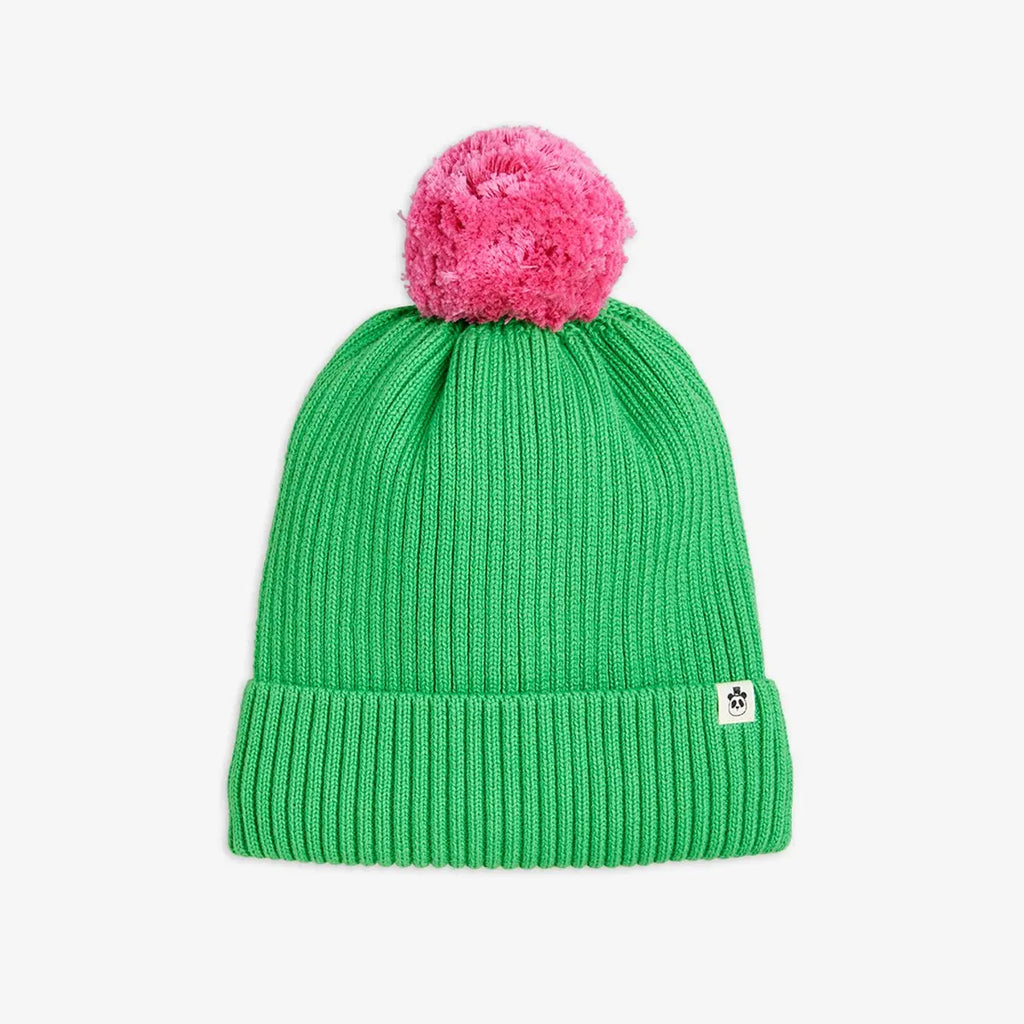 Mini Rodini Pompom knitted hat