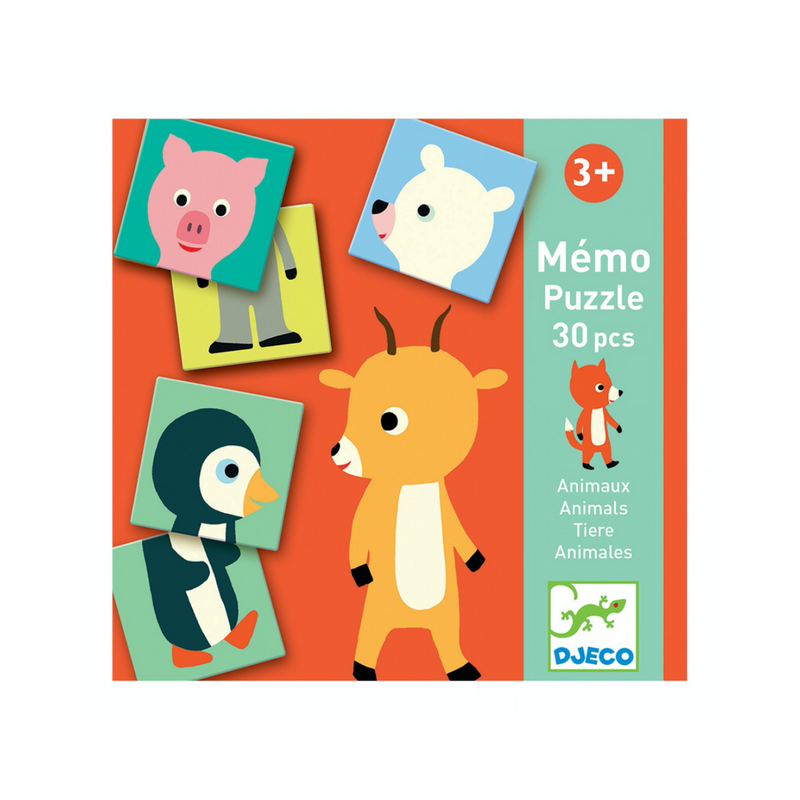 Djeco First Games Animo-Puzzle Memo kids educational toys Djeco   