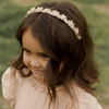 Noralee floral headband || antique| Ivory kids hair accessories Noralee   