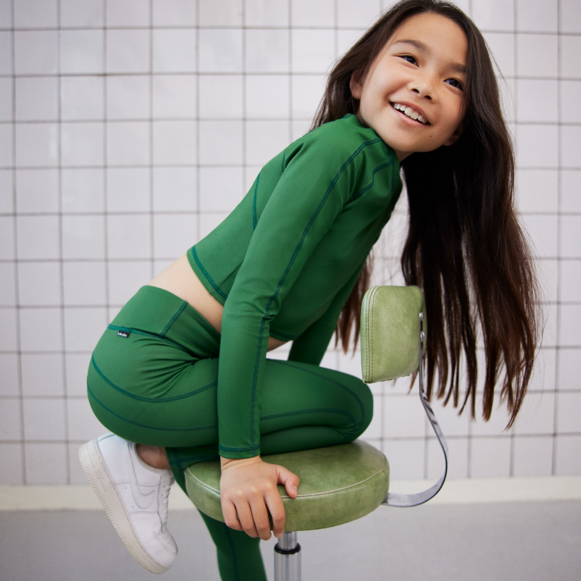 MOLO leggings Oliwia Green for girls