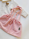 Moschino Kids Baby Crossover shoulder-straps corduroy skirt baby skirts Moschino   