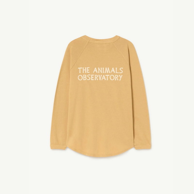 The Animals Observatory Brown Anteater Long Sleeve T-Shirt kids long sleeve t shirts The Animals Observatory   