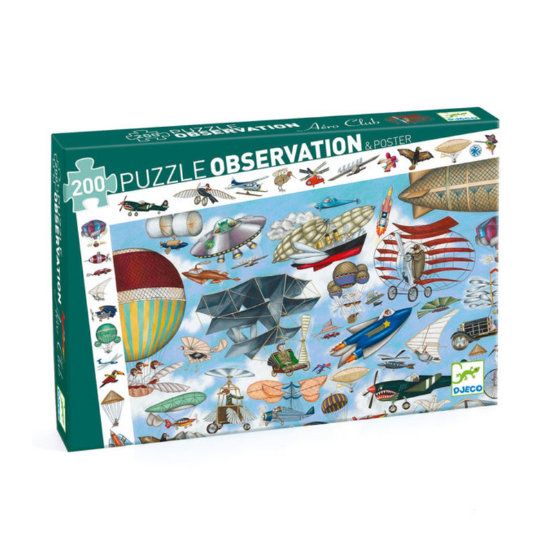 Djeco Observation Aero Club Puzzle 200pcs kids art+craft Djeco   