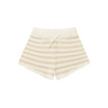 Rylee + Cru knit shorts || sand stripe kids shorts Rylee And Cru   