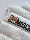 Moschino Kids Teddy Bear zip-up gilet kids vests Moschino   