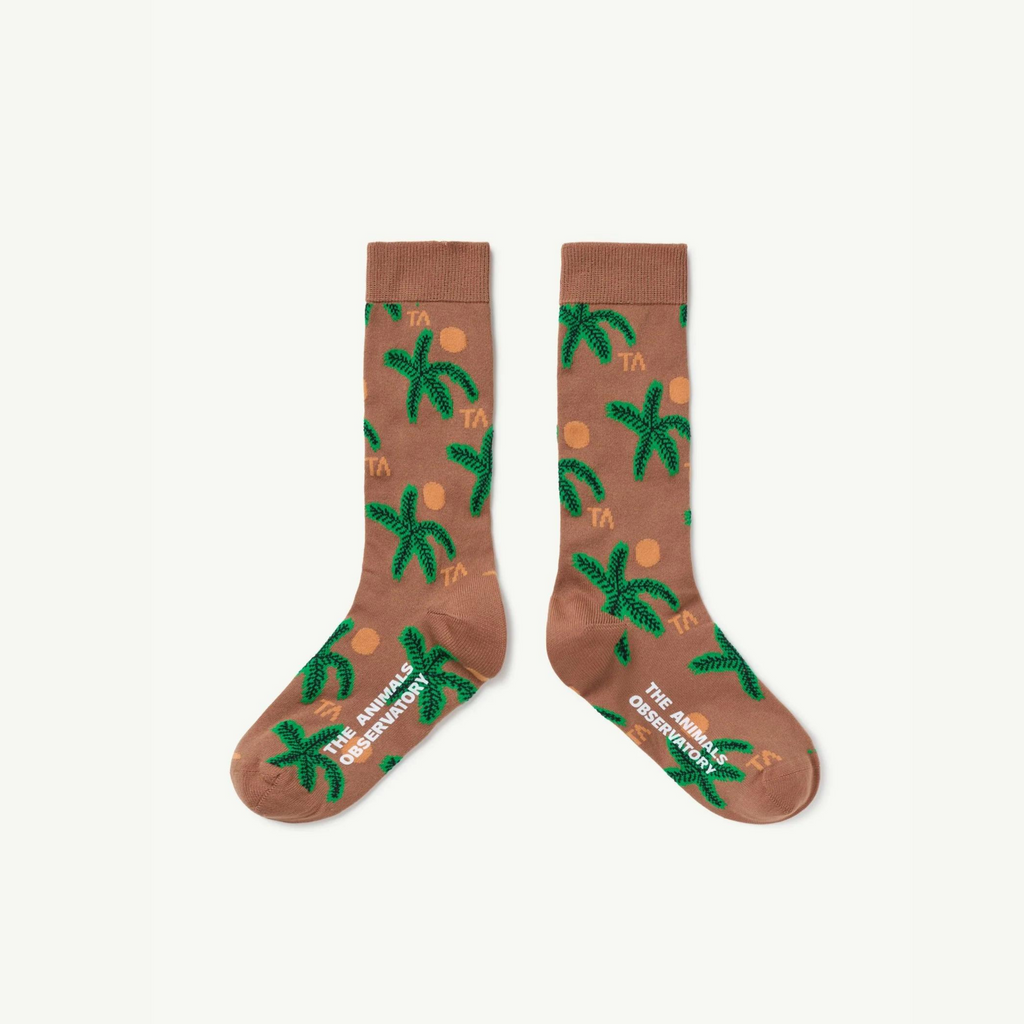 The Animals Observatory Brown Worm Socks