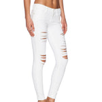 Frame Denim Le Colored Ripped Jeans White Frame Denim Frame Denim   