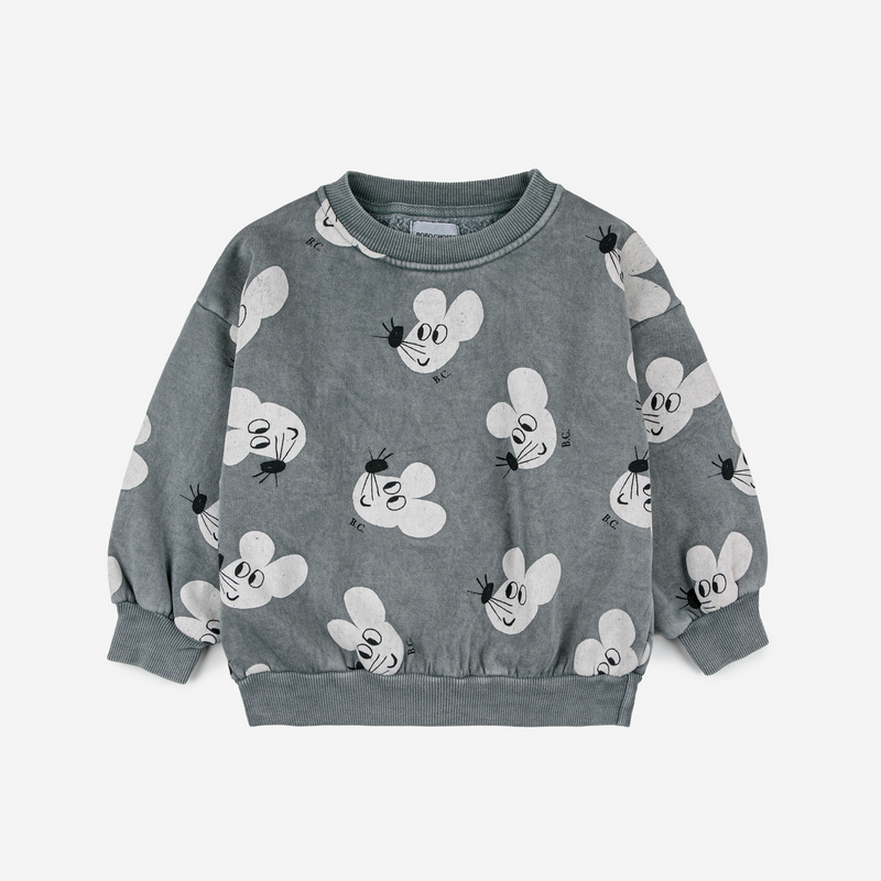Bobo Choses Mouse all over sweatshirt kids sweatshirts Bobo Choses   