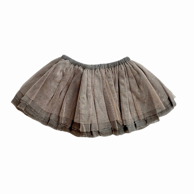 Oh Baby! Magic Brown Reversed Tulle Skirt kids skirts Oh Baby!   