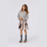 Molo Candi Retro Stripeshort sleeve poplin skirt floral dress kids dresses Molo Kids   