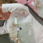 Oh Baby! Soft Cotton Unicorn Soft Pink Newborn Set kids tops+bottoms sets Oh Baby!   