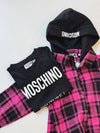 Moschino Kids logo-print crew-neck T-shirt Kids T shirts Moschino   