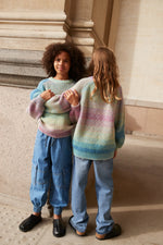 Molo Bosse Space Dye Wool knit jumper pastel melange kids jumpers Molo Kids   