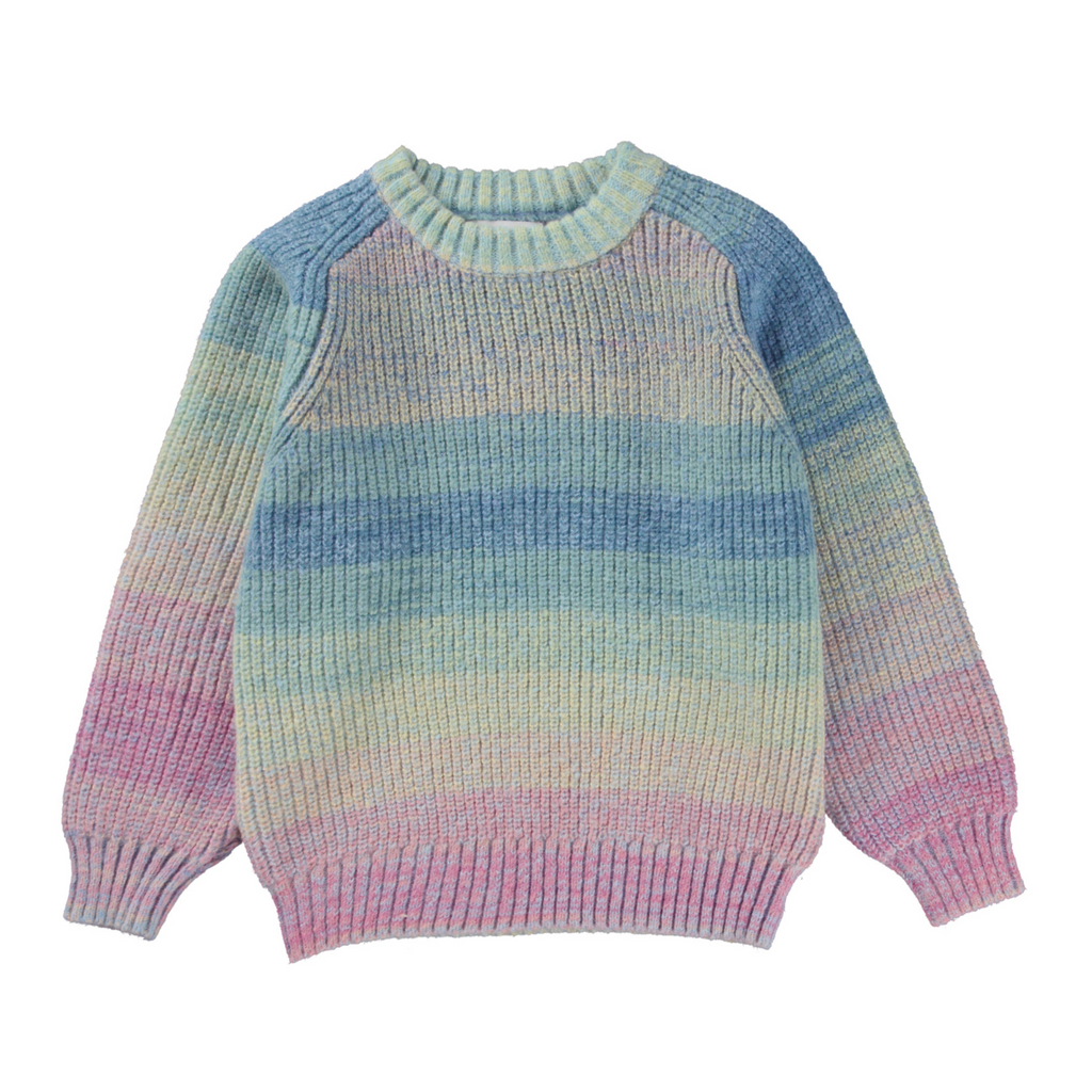 Molo Bosse Space Dye Wool knit jumper pastel melange