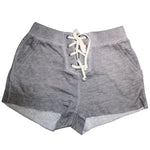 Wildfox Couture Mod Football Lace Up Shorts WF Shorts Wildfox Couture Heather Grey S 