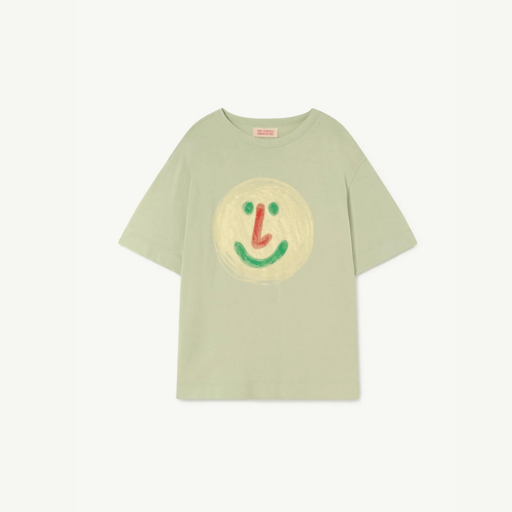 The Animals Observatory Soft Green Rooster Oversize T-Shirt