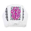 Chrome Hearts Eye Chart Pink Dagger Floral Sleeve Sweater