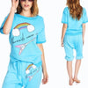 Wildfox Couture Mermaids Never Cry Short Sleeve Pullover WF Jogger Wildfox Couture   