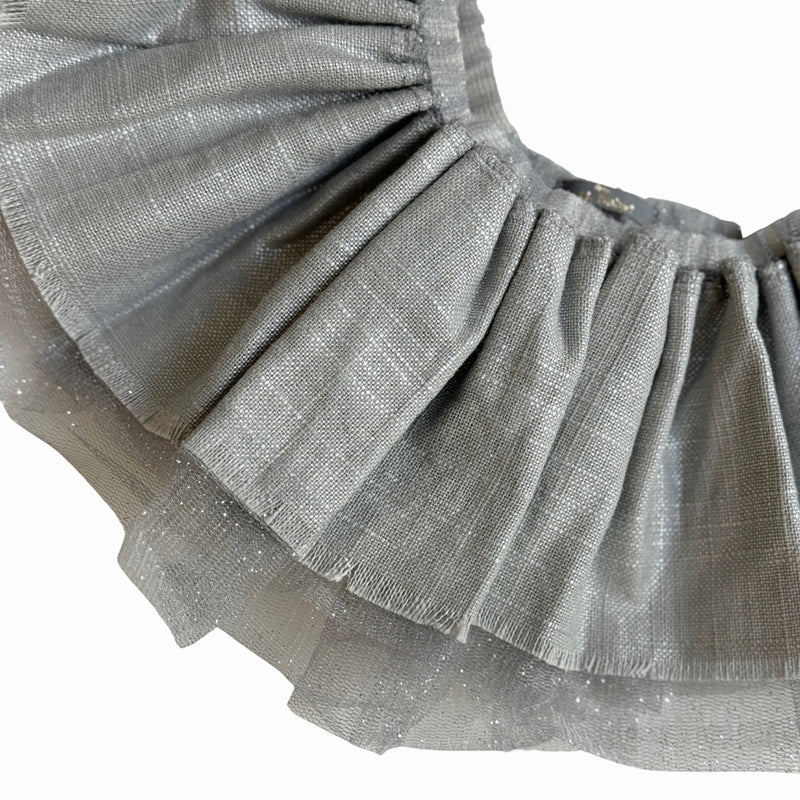 Oh Baby! Magic Silver Reversed Tulle Skirt