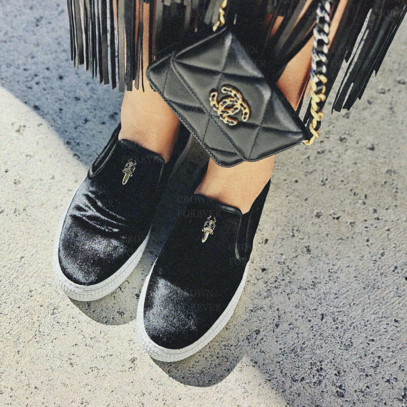 Chrome Hearts Dagger Slip On Shoe Horse Hair – Crown Forever Chrome Hearts Dagger Slip On Shoe Horse Hair – Crown Forever