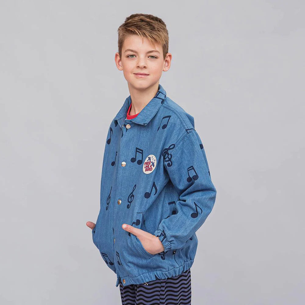 Carlijnq denim music - kids jacket