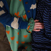 Carlijnq hearts - oversized velvet skater dress with ruffles kids dresses CARLIJNQ   