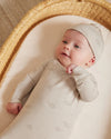 Quincy Mae Bamboo Baby Gown + Hat || Elephants