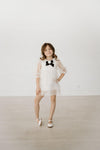 Petite Hailey Six Layered Dress White kids dresses Petite Hailey   