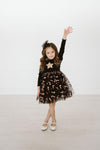 Petite Hailey Candy Cane Tutu Dress Black kids dresses Petite Hailey   