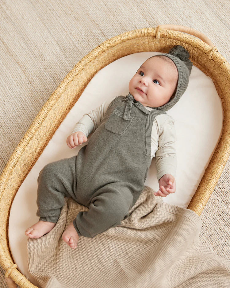 Quincy Mae Knit Overall || Forest kids overalls Quincy Mae   