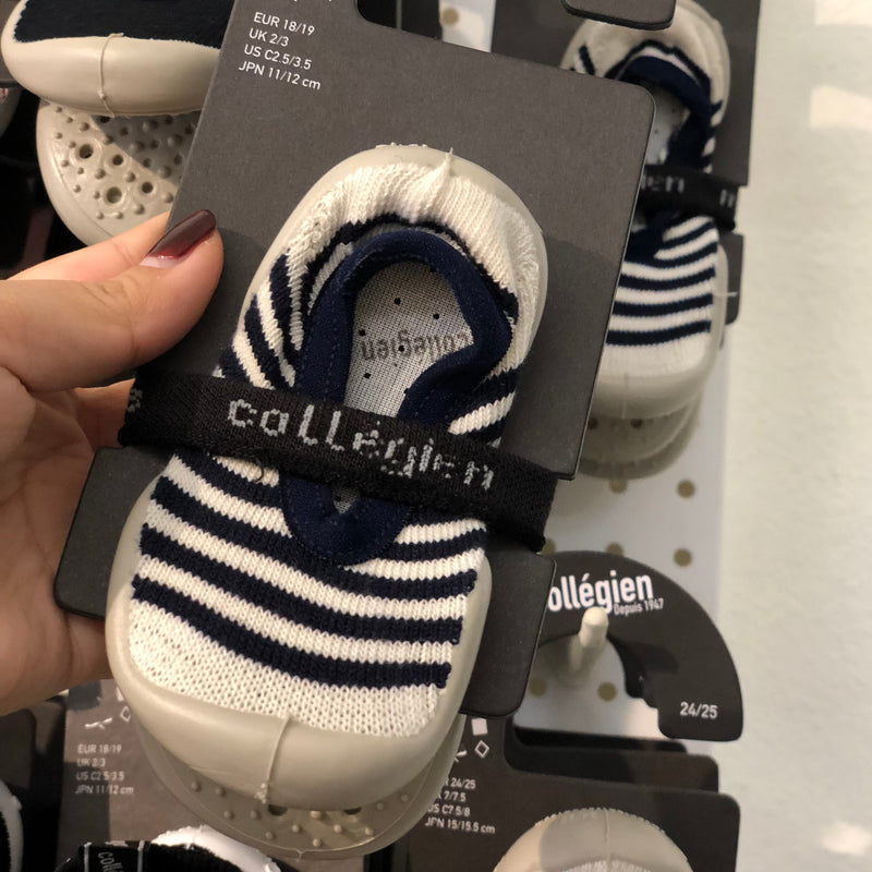 Collegien Brise Marine Socks Slippers kids shoes Collegien   