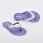 Mini Melissa Mini Flip Flop Spring Lilac/White kids shoes Mini Melissa   