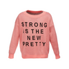 Gardner and the Gang Strong is the New Pretty Knitted Jumper Pink