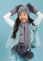 Angel's Face Jenner Scarf Anthracite kids gloves+scarf Angel's Face   
