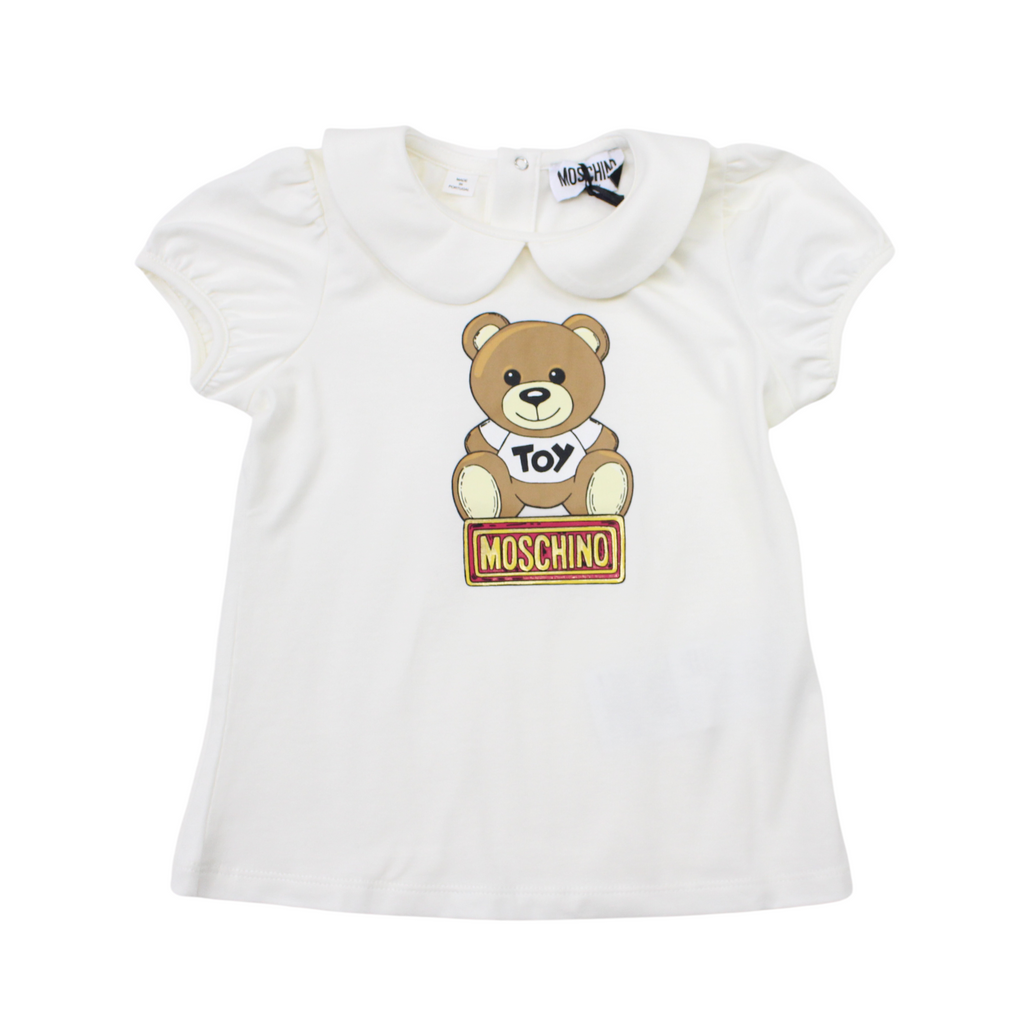 Moschino Kids girl logo Bear T-Shirt
