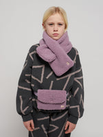 Bobo Choses sheepskin lavender neck warmer kids scarves Bobo Choses   