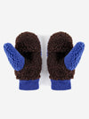 Bobo Choses color block sheepskin blue gloves kids gloves+scarves Bobo Choses   