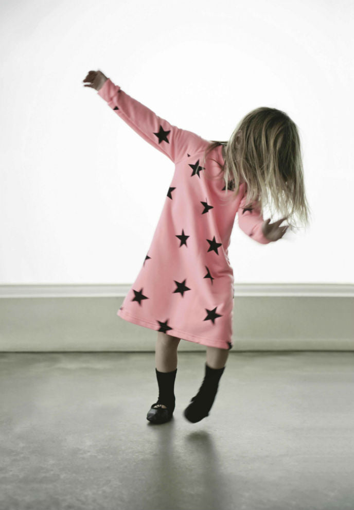 Nununu World Star A Dress Powder Pink