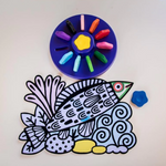 Djeco Art Flower Crayons - Set of 12 kids art+craft Djeco   