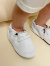 ili + charlie Penny Leather Moccasin White* FINAL SALE kids shoes ili + charlie   