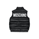 Moschino Kids Bear Padded Gilet in Black kids vests Moschino   
